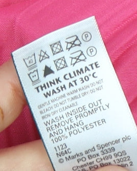 Marks and Spencer Women Pink Sleeveless Blouse, Size 12