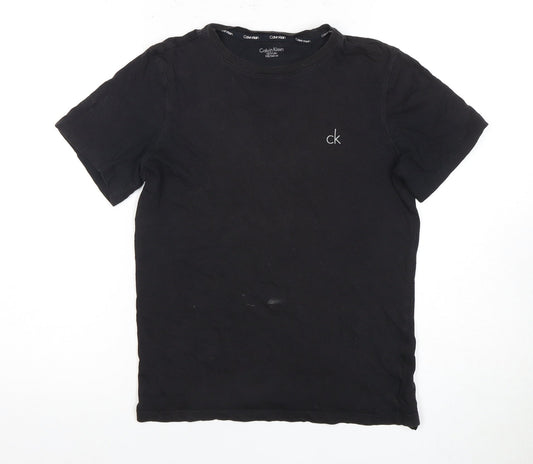 Calvin Klein Kids Black Logo T-Shirt - 12-13 Years, Unisex