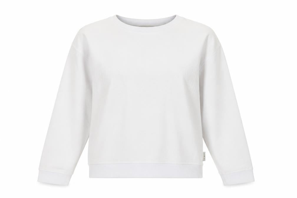 Womens UK 10 Relaxed Ted Baker White Pullover Sweatshirt