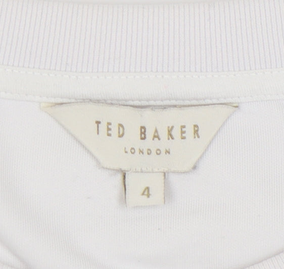 Ted Baker Women’s White Pullover Sweatshirt Size 10