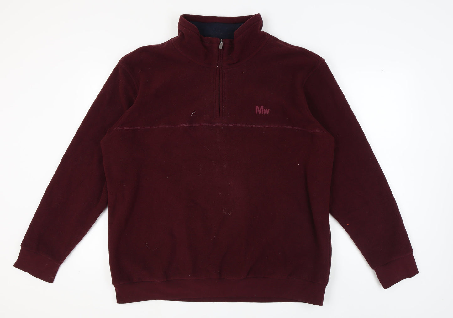 Man's World Men's Red 2XL Pullover Sweatshirt