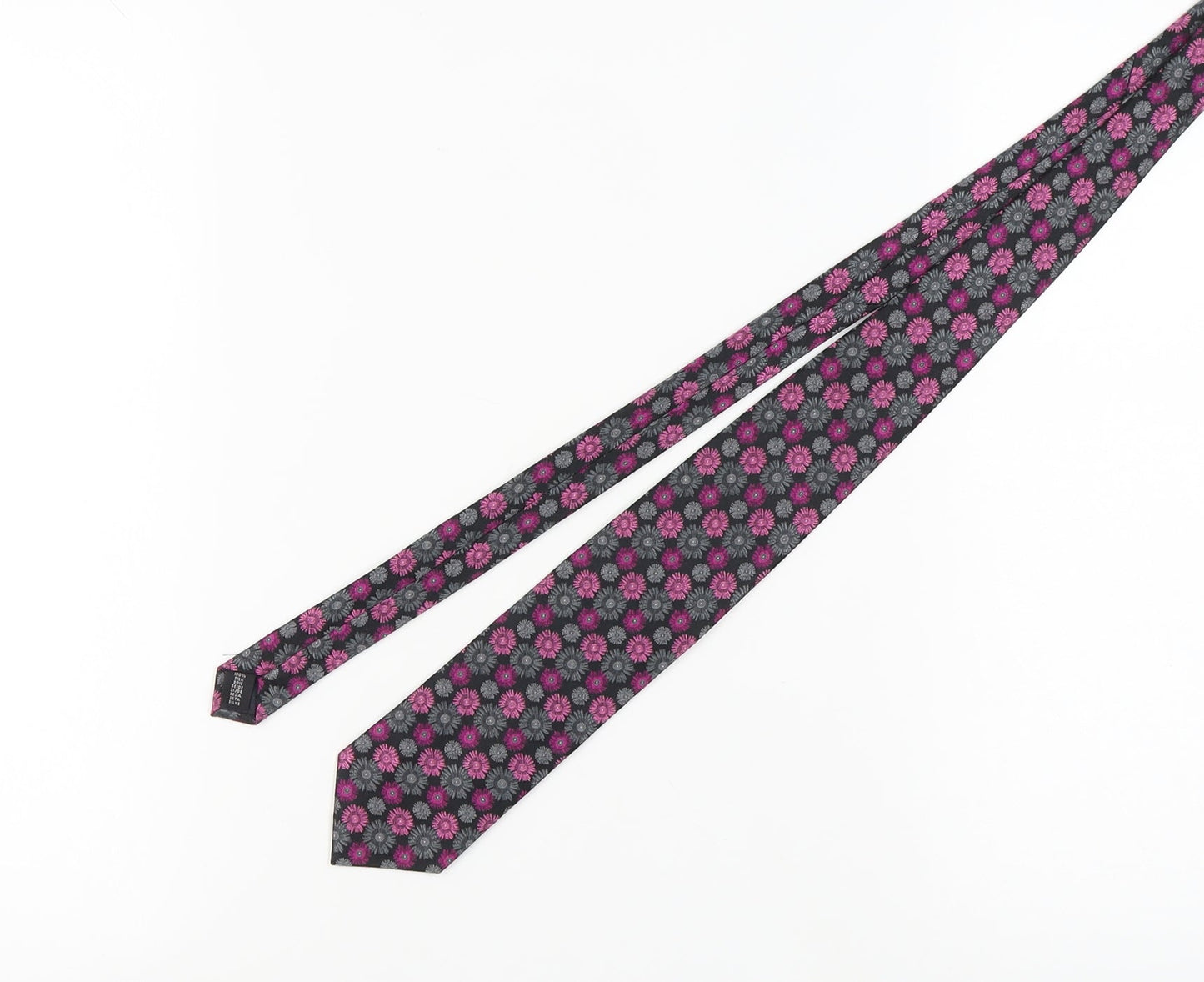 bugatti Men's Multicoloured Silk Floral Tie
