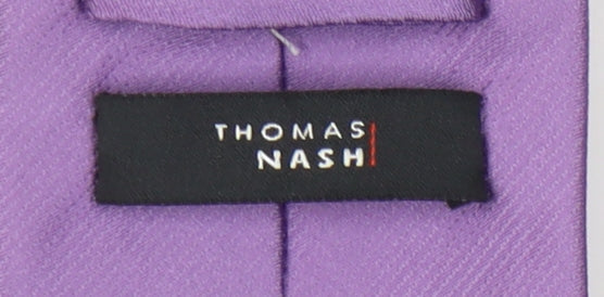 Thomas Nash Men's Purple Silk Tie