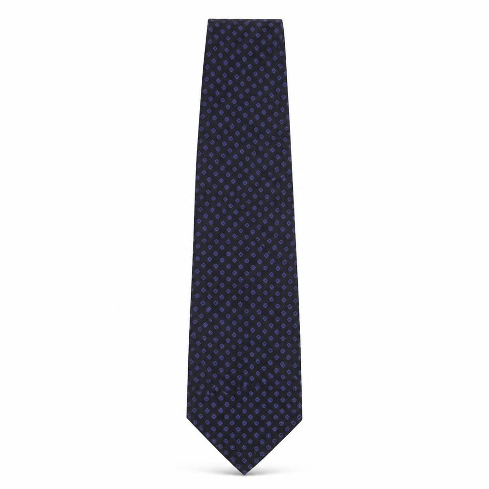 Marks & Spencer Men’s Blue Silk Geometric Tie