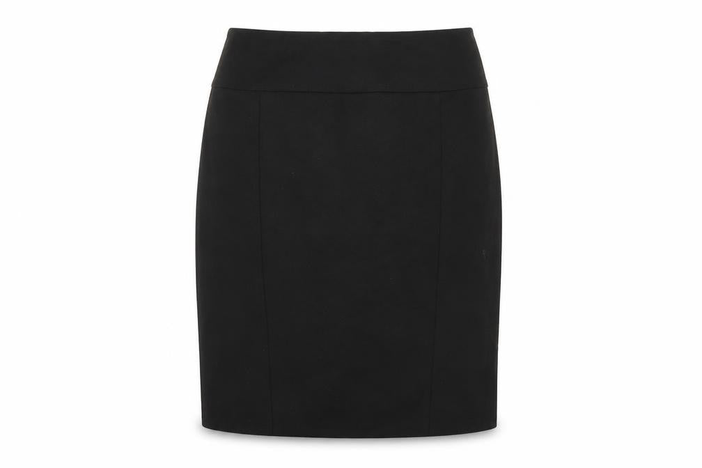 Front view of Marks & Spencer Black Pencil Skirt, size 12, New