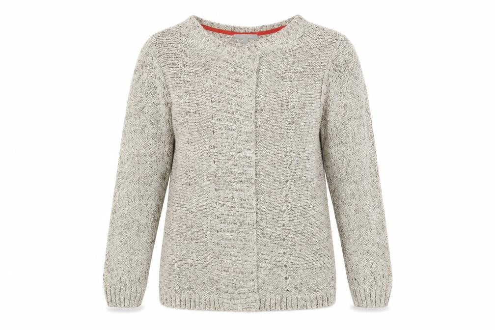 Marks and Spencer Women's Beige Crew Neck Pullover Size 14