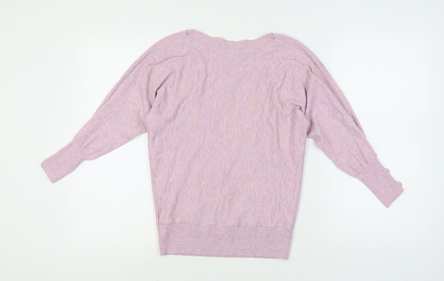 Monsoon Women's Pink Wool Blend Pullover Jumper, Size S