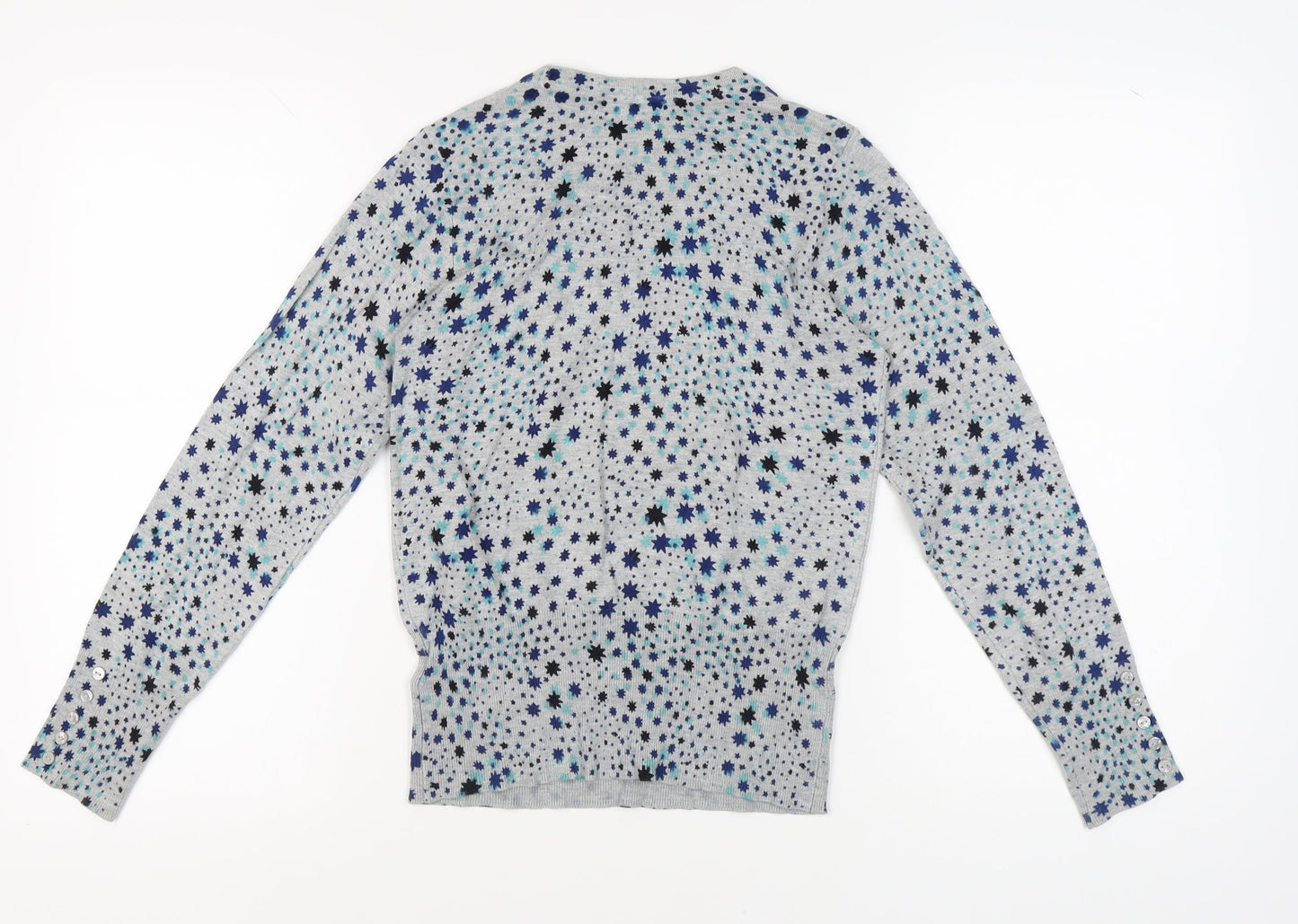 Marks and Spencer Women's Grey Star Jumper Size 8