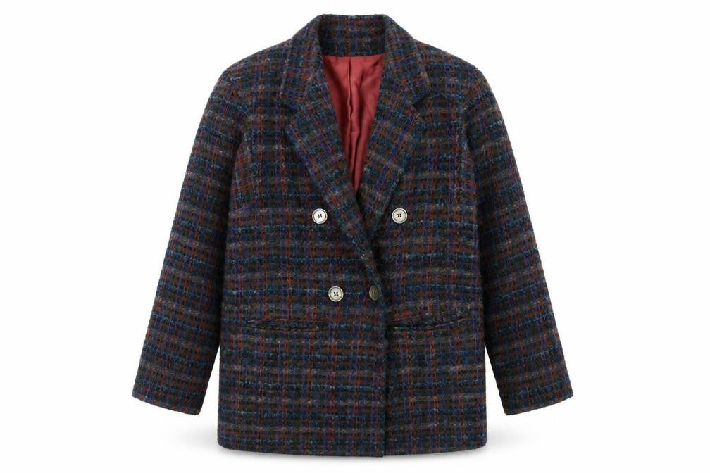 Louben Women's Multicoloured Wool Blazer Size 5