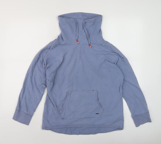 White Stuff Women's Blue Pullover Hoodie Size 14