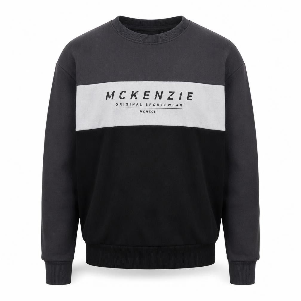 Mens UK S Regular McKenzie Multicoloured Pullover Sweatshirt