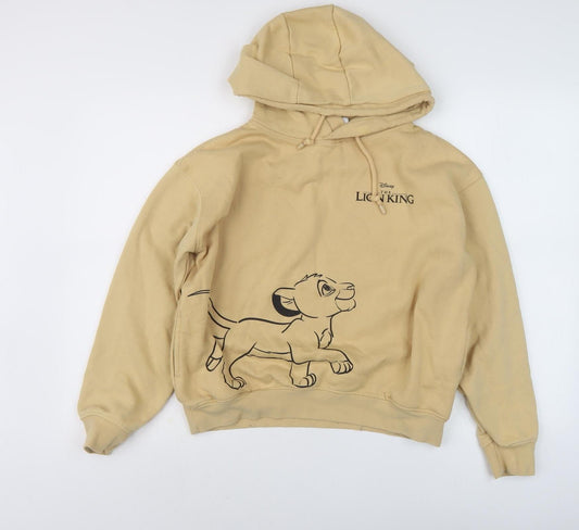 Disney Women's Beige Lion King Hoodie 2XS - Casual & Fun