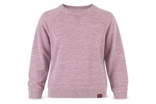 Unisex Adults UK S Regular Superdry Pink Pullover Sweatshirt
