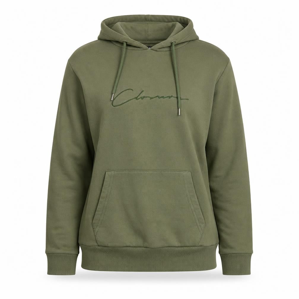 Closure Womens London Green M Pullover Hoodie