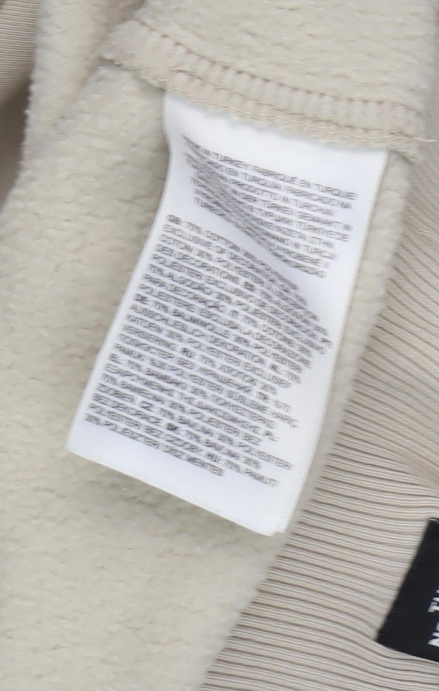 The North Face Women's Beige Pullover Hoodie, Size L