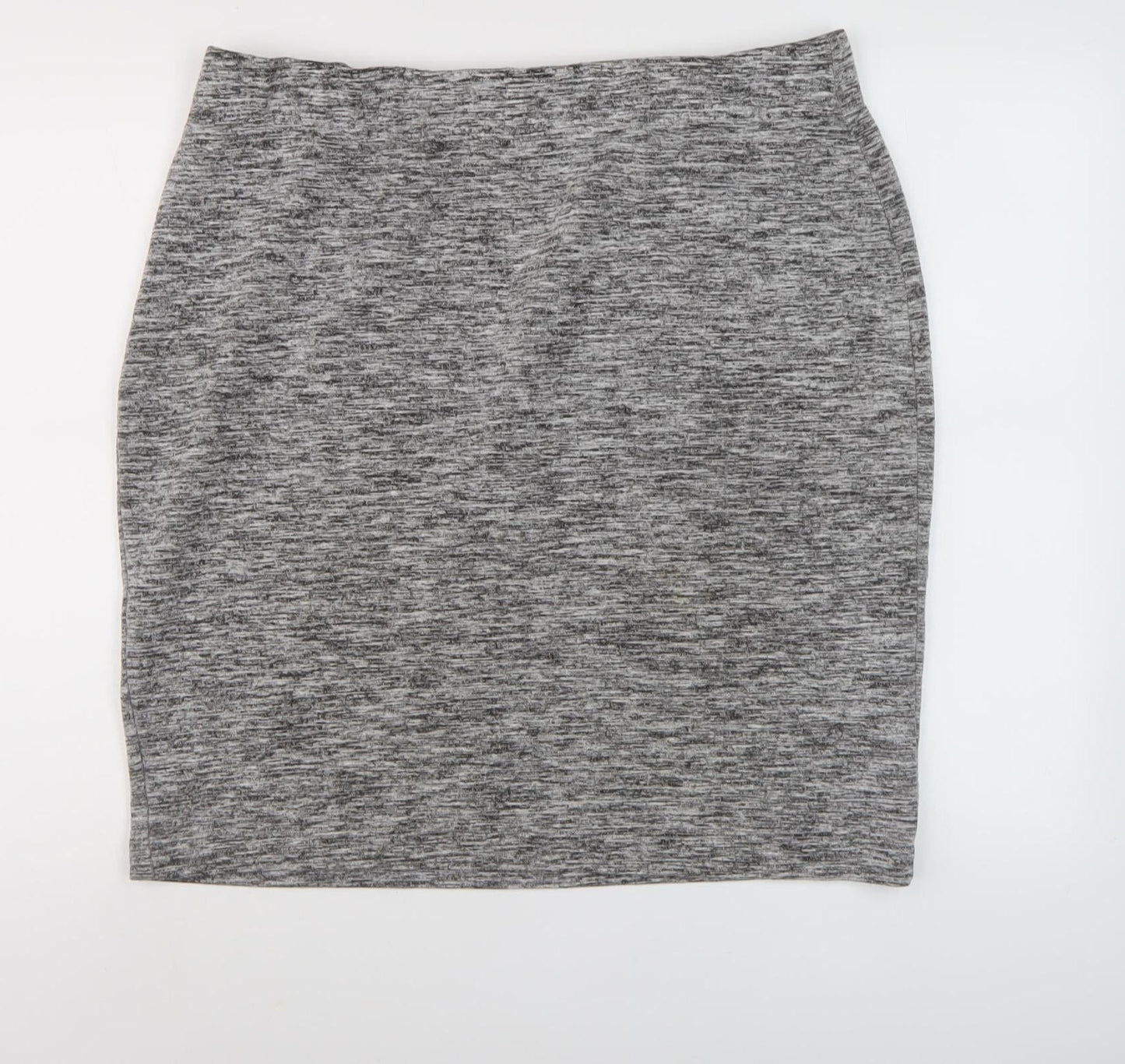 Joules Women's Grey Pencil Skirt, Size 18, Viscose Blend