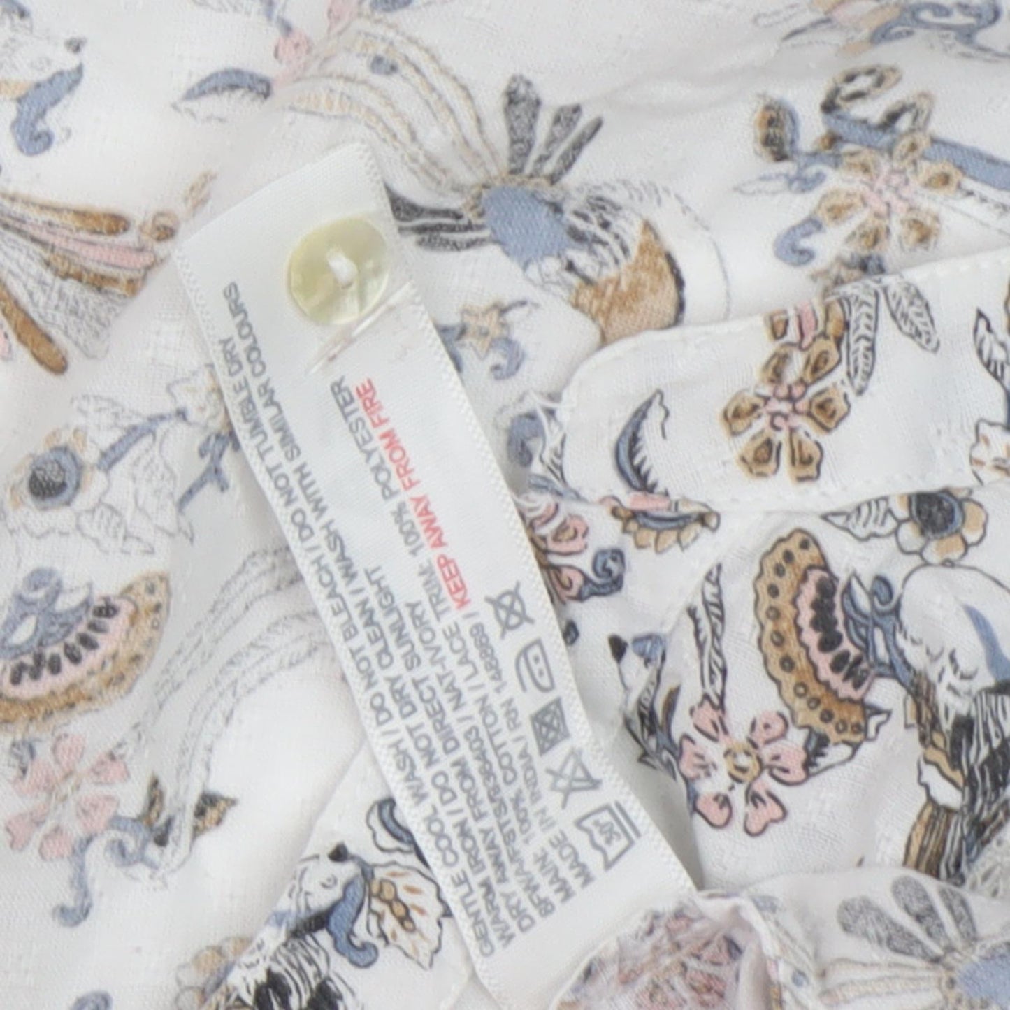 Fat Face Women's Multicoloured Paisley Blouse