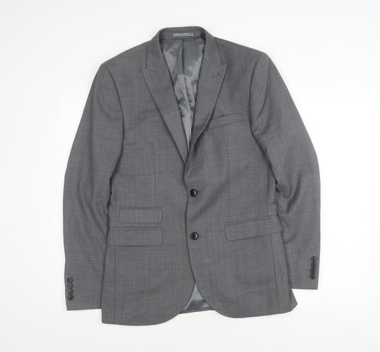 Next Men's Grey Suit Jacket 38 Regular Fit Formal