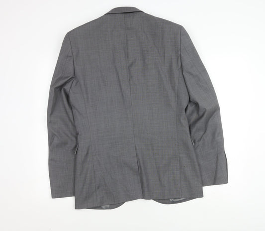 Next Men's Grey Suit Jacket 38 Regular Fit Formal