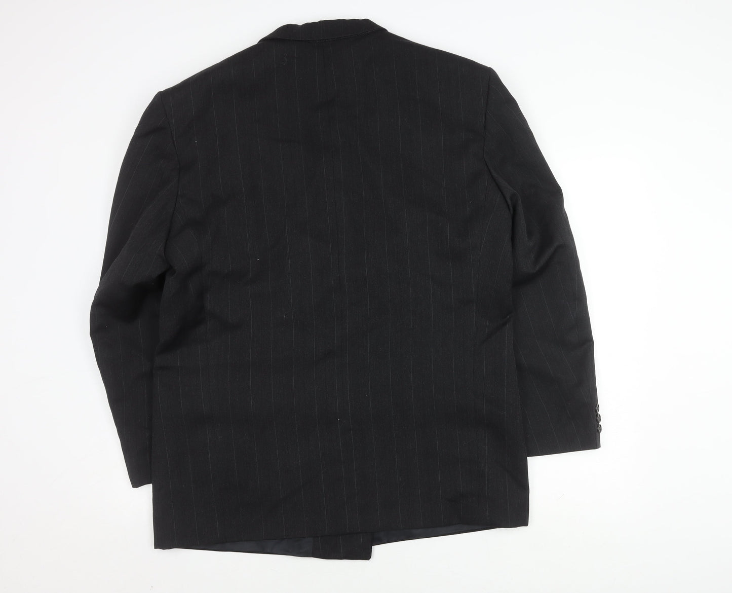 Burton Men's Black Double-Breasted Blazer, Size 44R