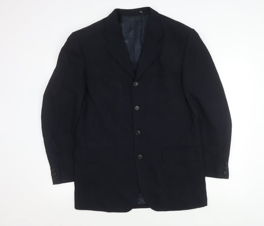 KENZO Men's Blue Wool Blazer UK Size 40