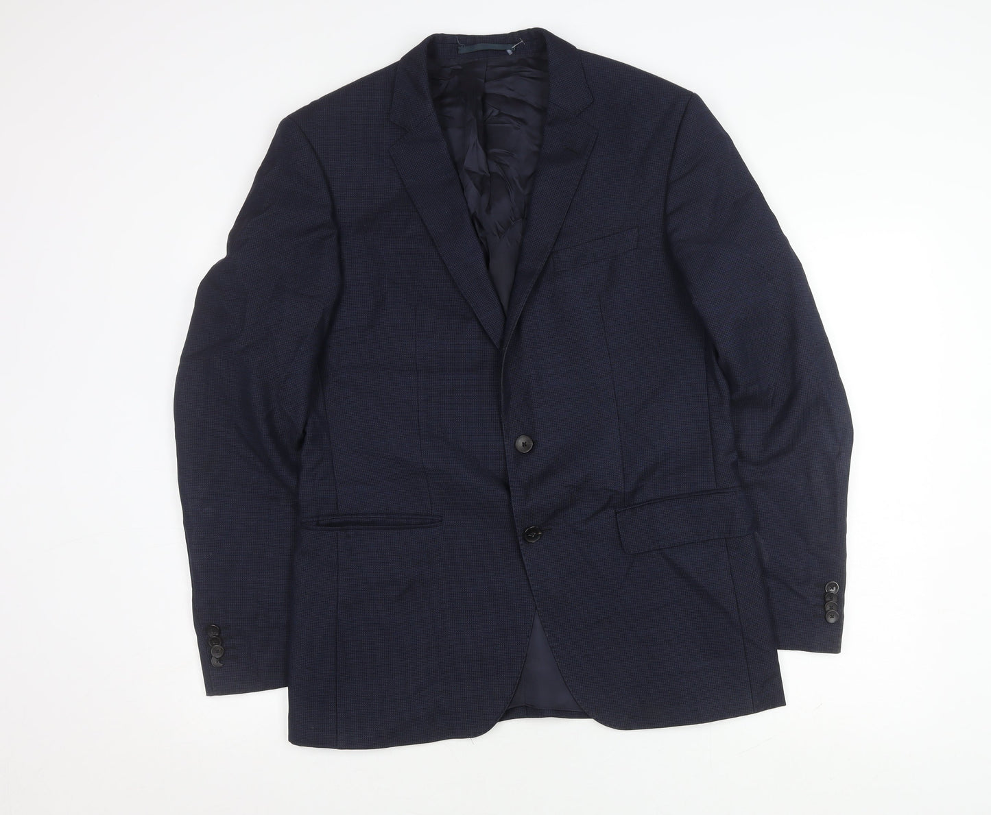 Hugo Boss Men's Blue Regular Fit Suit Jacket 40R