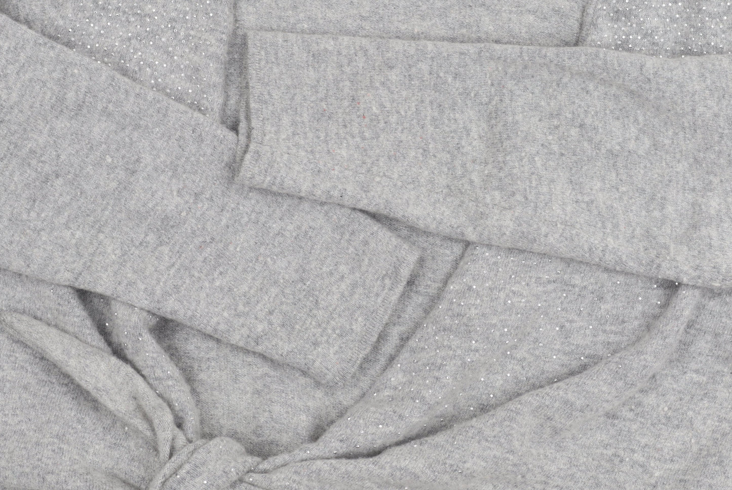 Laura Ashley Women's Grey Cardigan in Size 14 with Glitter