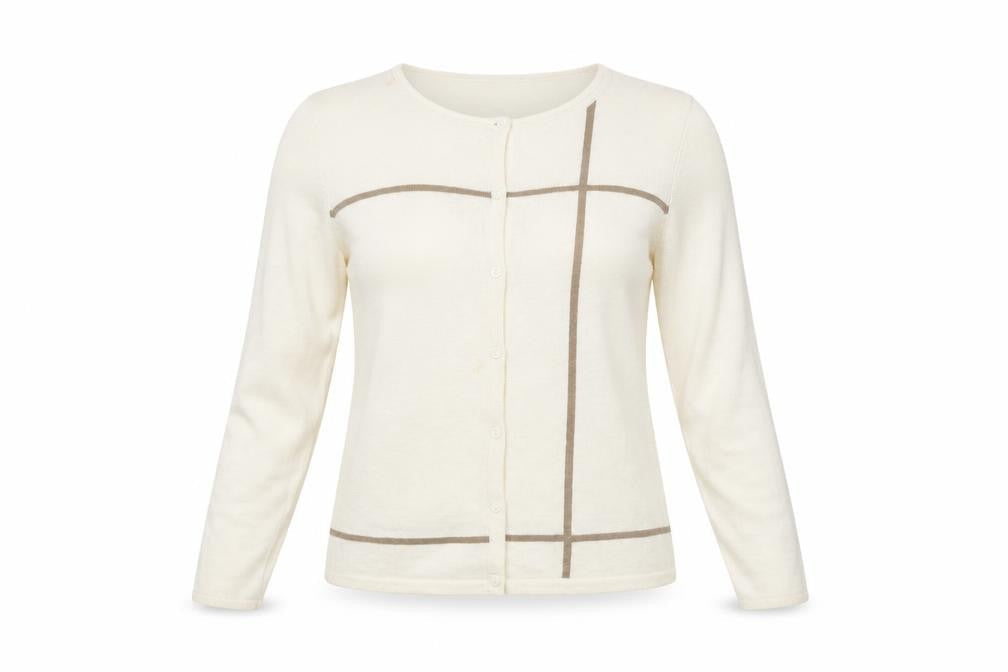 Womens UK 34  Paul Costelloe Dressage Ivory Cardigan