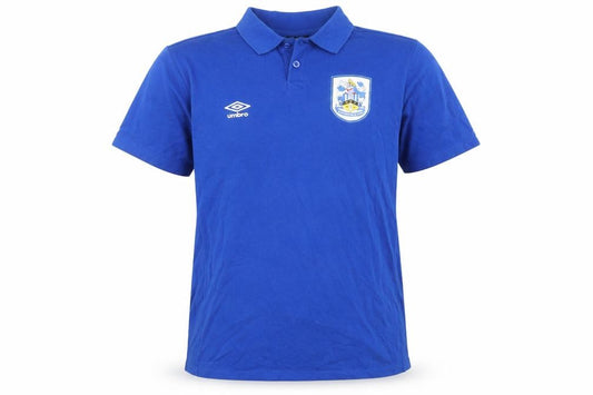 Umbro Men's Blue Short Sleeve Polo Shirt Medium