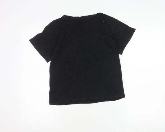 George Boys Black Star Wars T-Shirt 11-12 Years