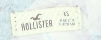 Hollister Floral A-Line Dress XS Multicolour Long Sleeve