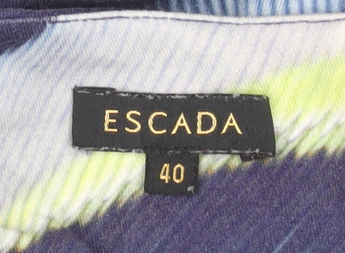 Escada Women's Multicoloured Sheath Dress - Size 12