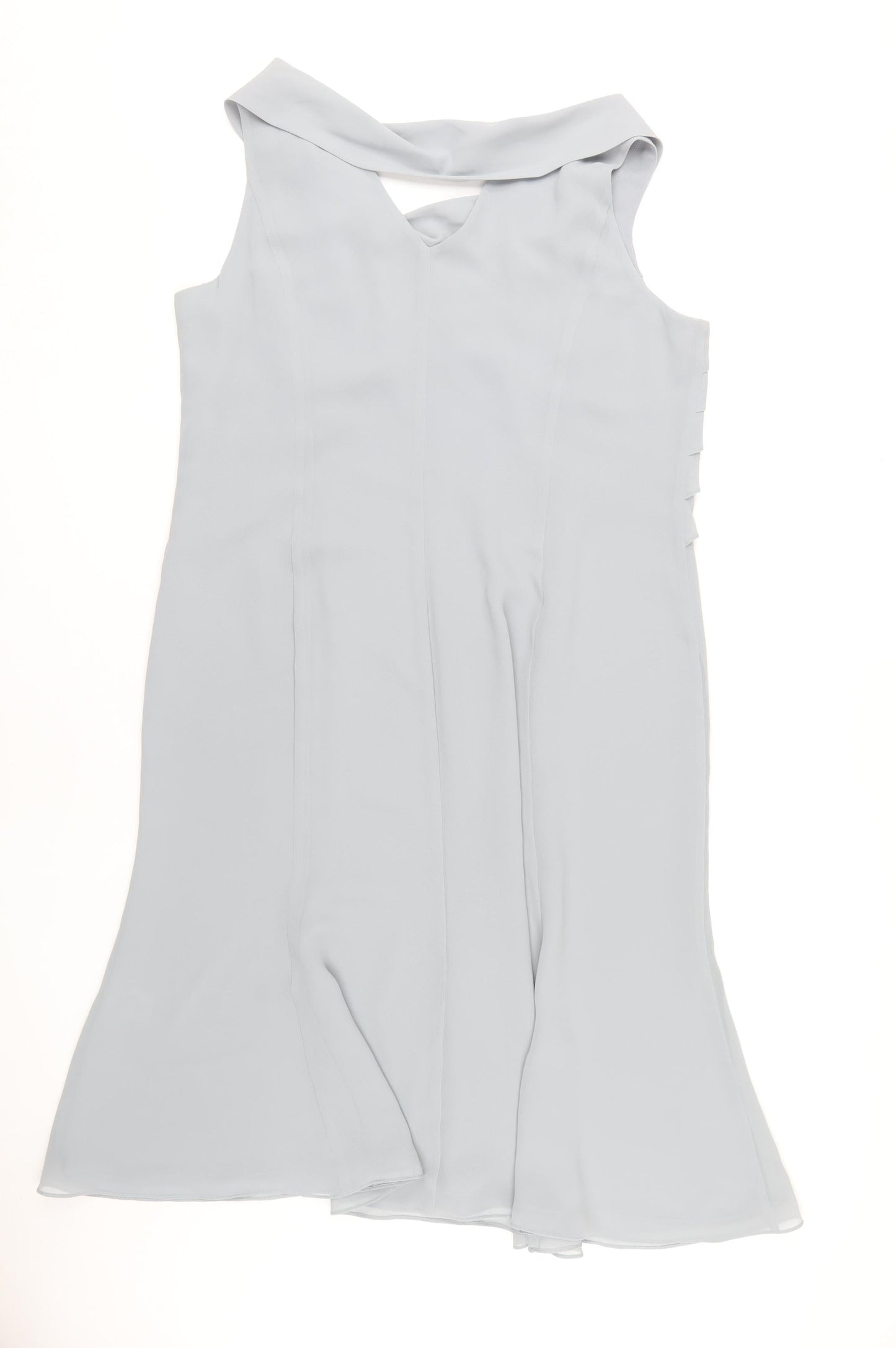 Jacques Vert Women's Grey Sheath Dress UK 16 Formal