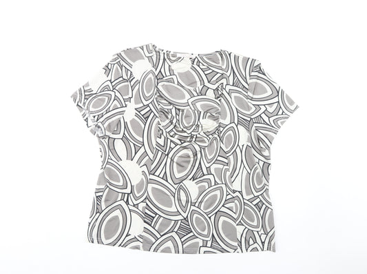 Anna Rose Women's Multicoloured XL Geometric T-Shirt