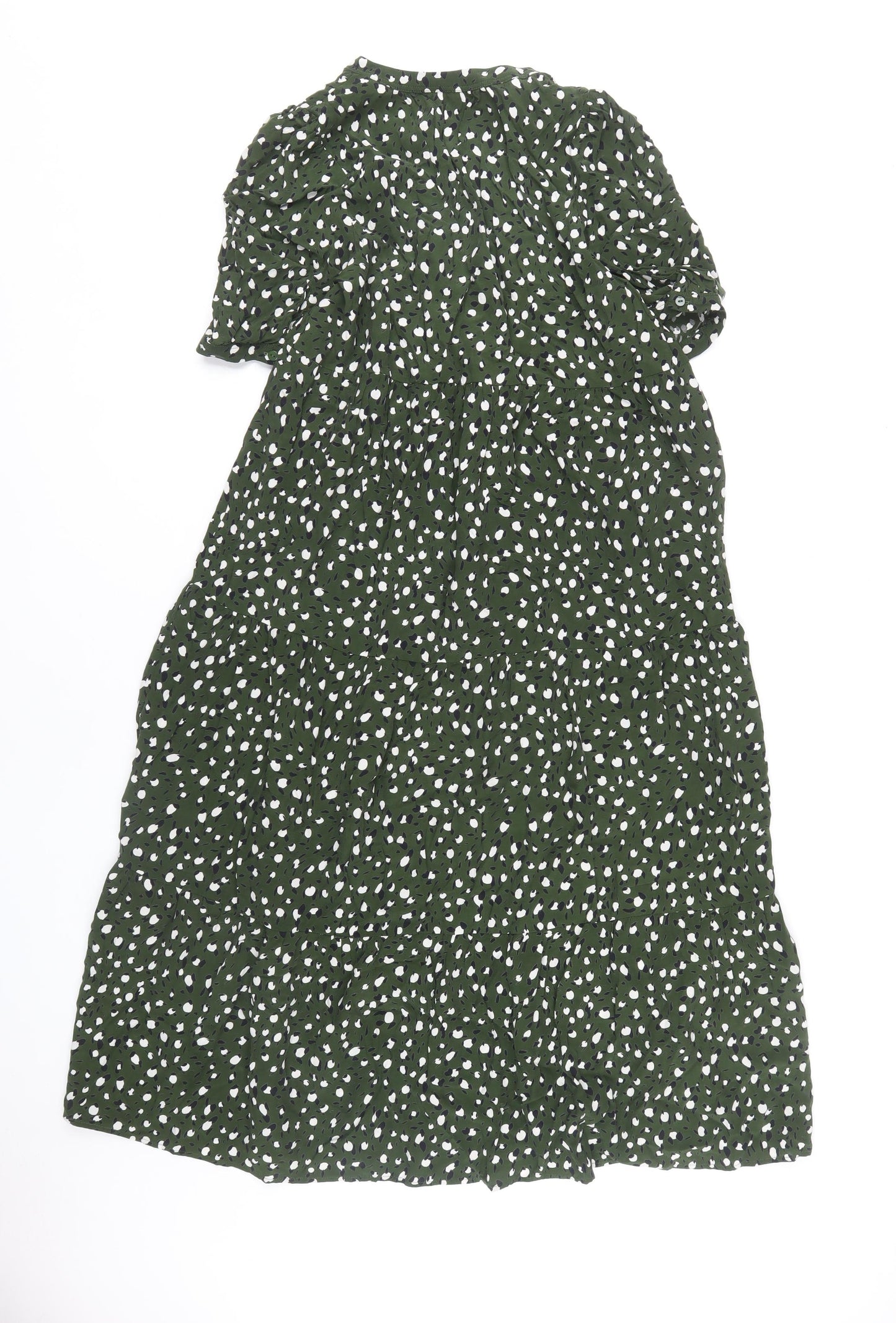 Whistles Green Polka Dot Women’s Dress, UK 10