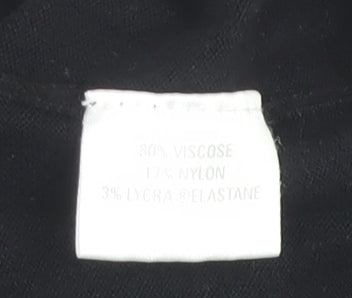 Hobbs Women's Black V-Neck Pullover Jumper Size 10