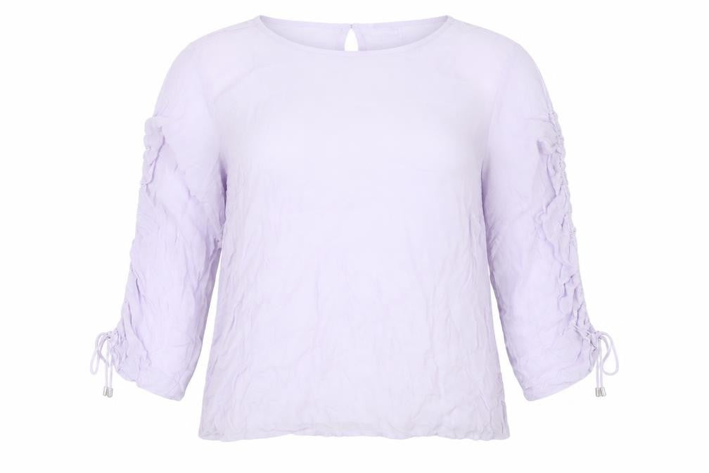 Next Women's Purple Blouse UK 16 Long Sleeve Viscose