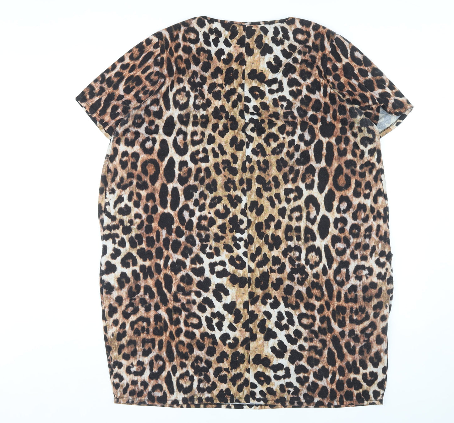 ROMAN Women's Multicoloured Leopard Print Dress