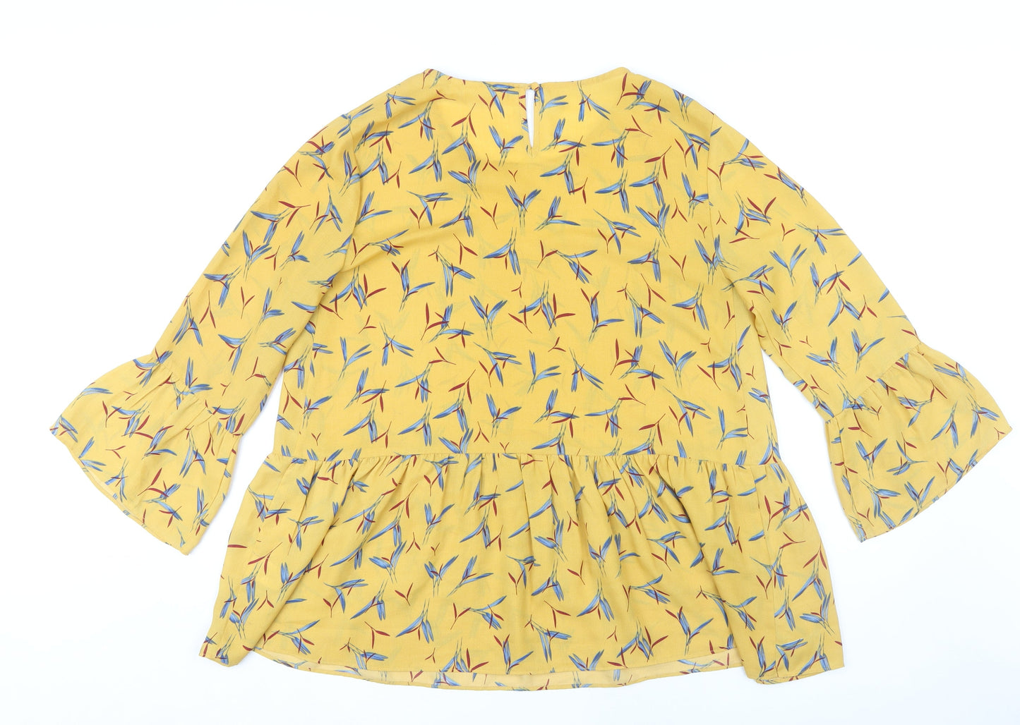 JoJo Maman Bébé Women's Yellow Floral Tunic, M, Spring