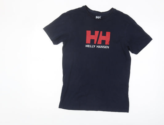 Helly Hansen Men's Blue Cotton T-Shirt Size S
