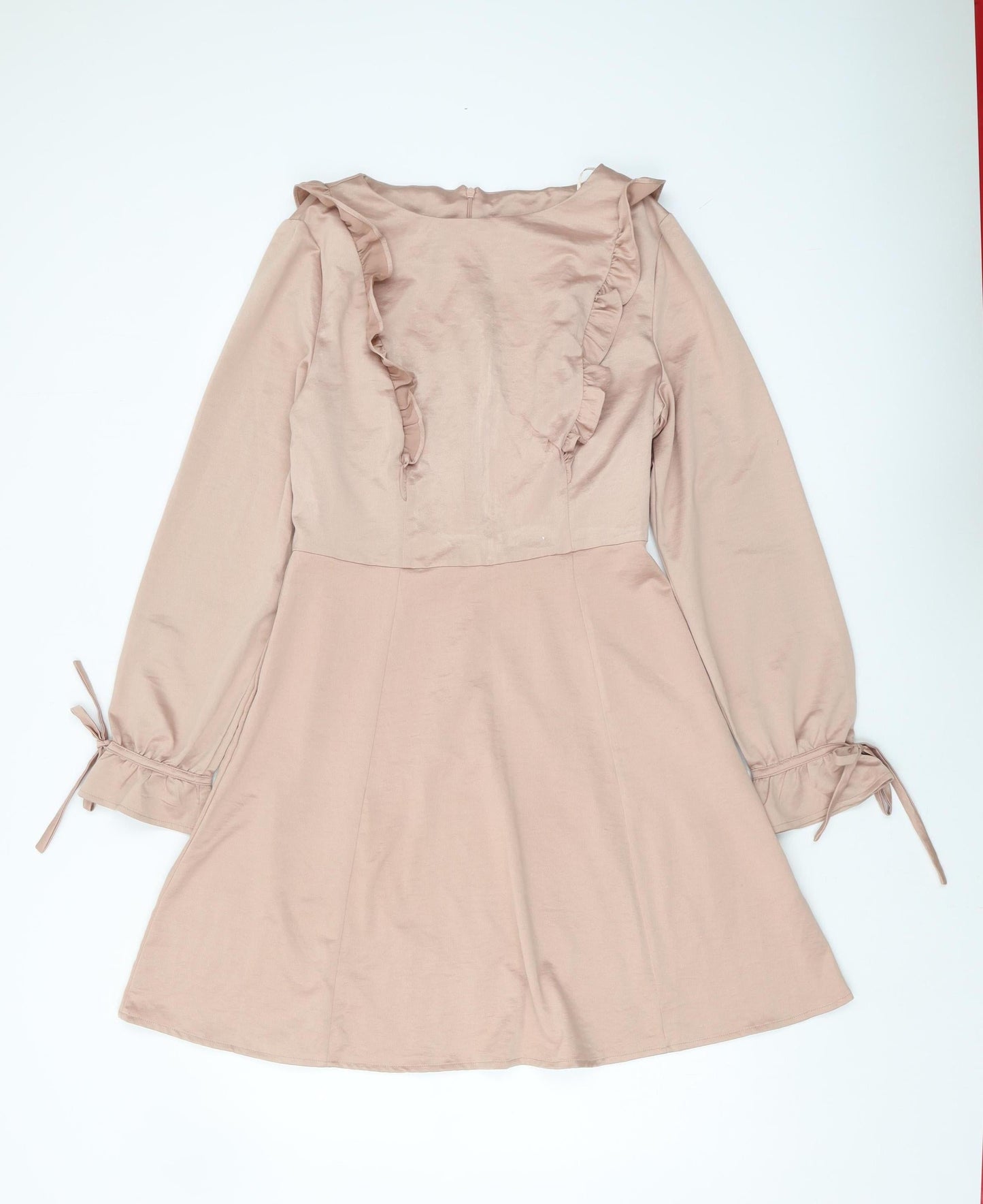 New Look Women's Beige A-Line Dress Size 10