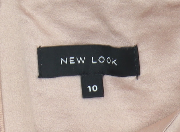 New Look Women's Beige A-Line Dress Size 10