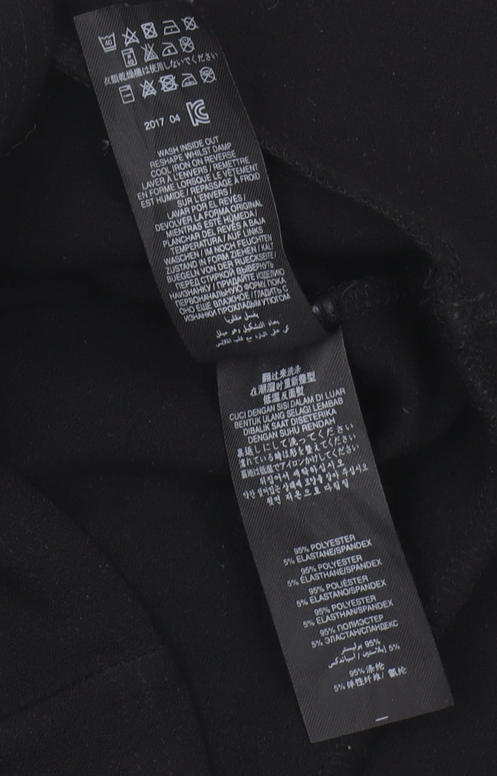 Lipsy Women's Black Trumpet Skirt Size 8