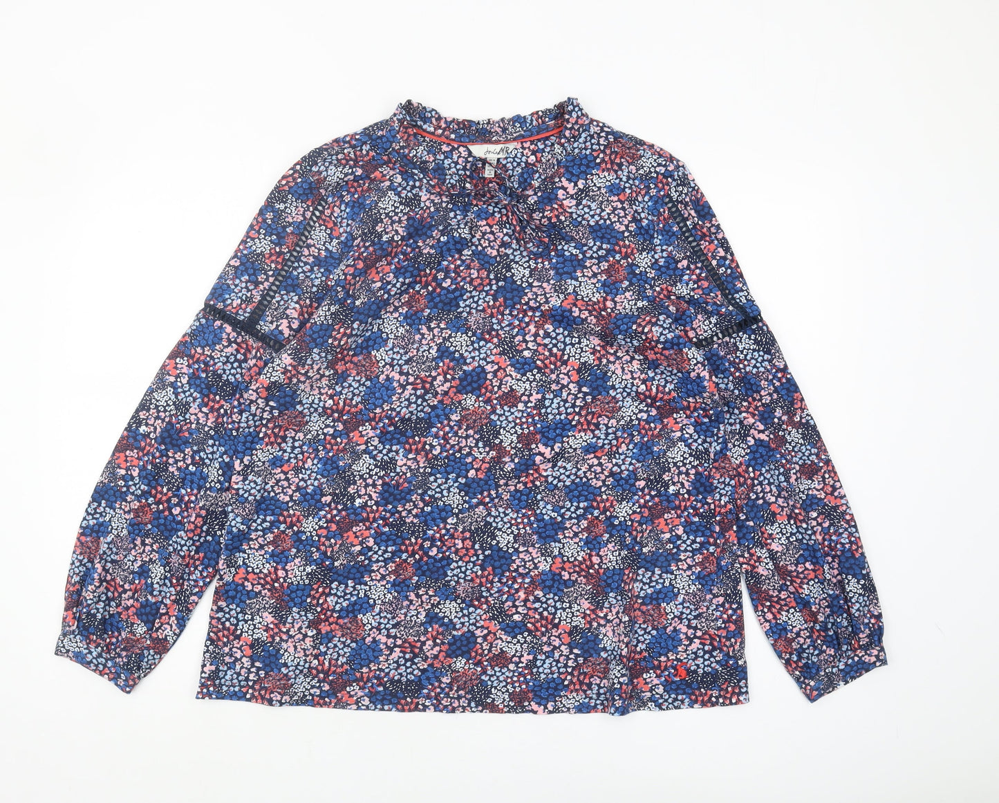 Joules Women's Multicoloured Floral Blouse Size 14