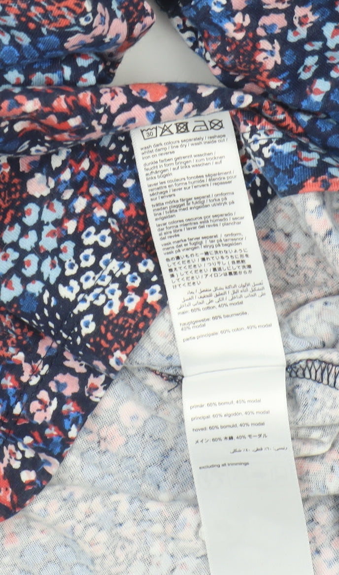 Joules Women's Multicoloured Floral Blouse Size 14