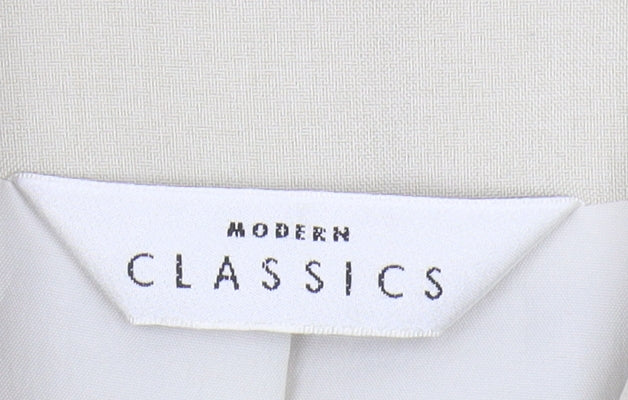 Modern Classics Women's Beige Blazer Size 14