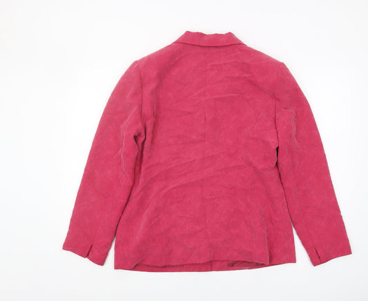 Debenhams Pink Women's Blazer Size 14