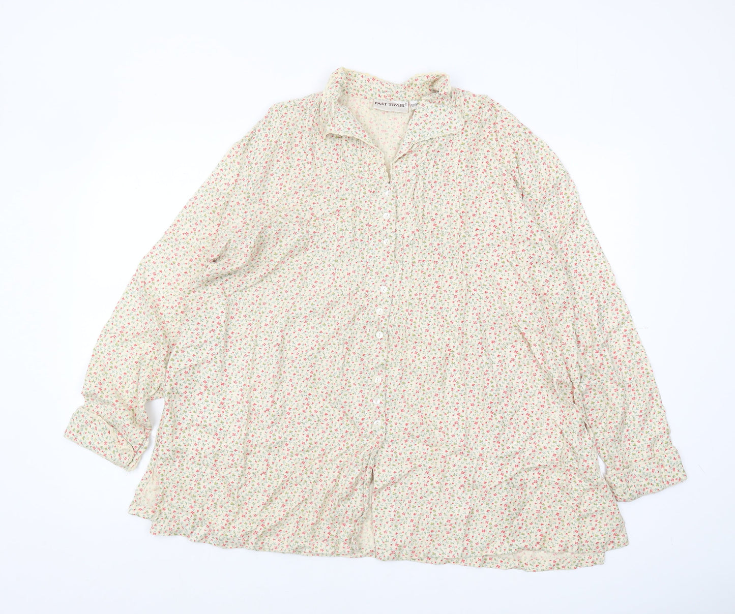 Past Times Women's Floral Blouse, Size S, Multicoloured