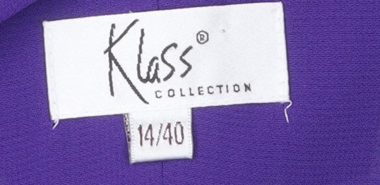 Klass Collection Multicoloured Women's Sleeveless Dress Size 14