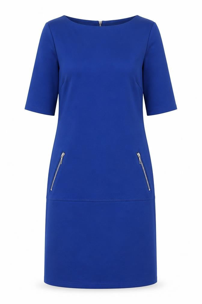 Wallis Women's Blue Shift Dress Size 10 Knee Length